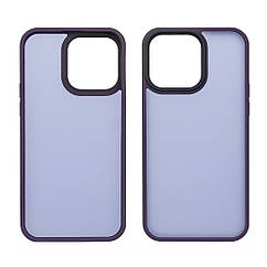 DR Чохол Colorful Matte Case для Apple iPhone 15 Pro темно-фіолетовий Люкс