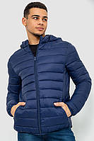 Куртка мужская демисезонная с капюшоном, цвет синий, размер L FA_009656