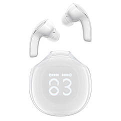 DR Бездротові TWS навушники Acefast T9 вакуумні porcelain white
