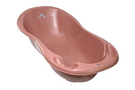Ванночка 86 см "METEO" зі зливом (рожева) ME-004 ODPLYW-123 TEGA