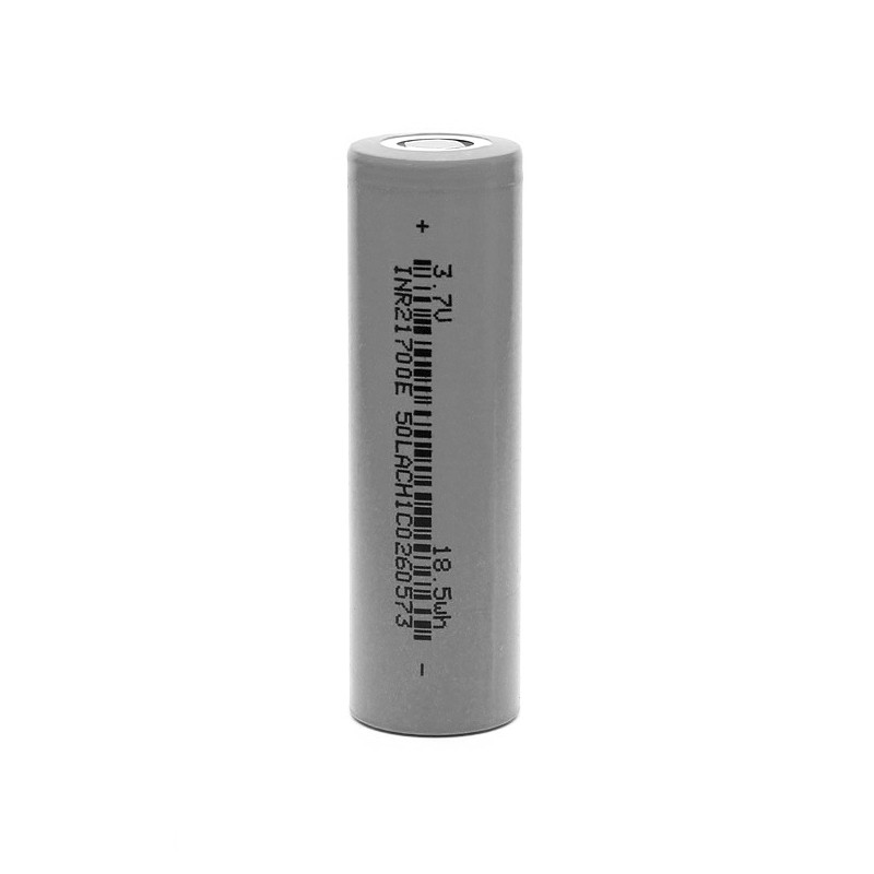 DR Акумулятор 21700 Li-Ion Samsung (For Tesla) INR21700E, 4000 mAh-5C, 4.2/3.7/2.5V, Gray, 2 шт. в упаковці,