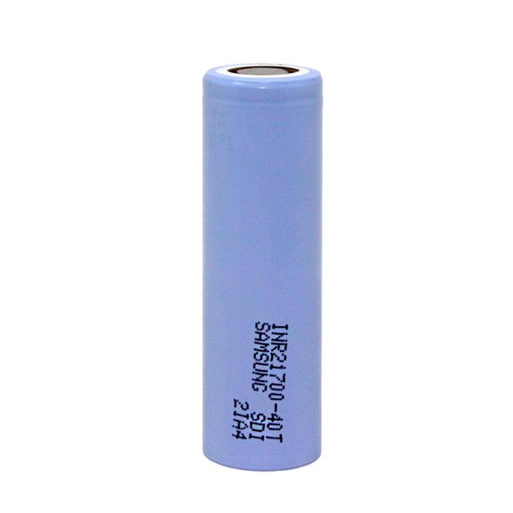 DR Акумулятор 21700 Li-Ion Samsung INR21700-40T 4000mAh, 35A, 4.2/3.6/2.5V, Cyan, 2 шт. в пакованні, ціна за 1