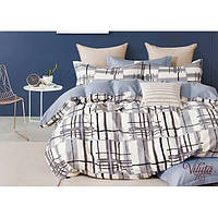 Комплект ліжка бавовна Viluta сатин твіл 701, Двоспальний, 175х210, 200х220, 50х70-2 шт.