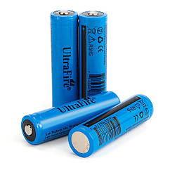 DR Акумулятор Li-ion UltraFire 18650 2000 mAh 3.7V, Blue, 2 шт. в упаковці, ціна за 1 шт.