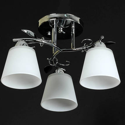 Люстра стельова на три плафони 400*400*220 E27*3, фото 1