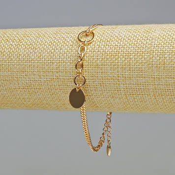 Браслет Xuping Позолота 18К s-3мм+-, L-19-22см+-