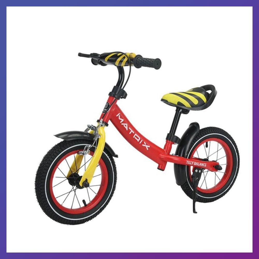 Дитячий біговел велобіг на надувних колесах 12 дюймів BALANCE TILLY 12 Matrix T-21259 Червоний, фото 1