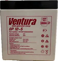 Акумуляторна батарея 5А/год 12В, АКБ AGM Ventura GP 12-5