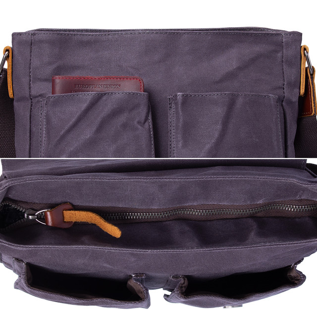 Сіра чоловіча сумка через плече MCN Сіра чоловіча сумка через плече MCN