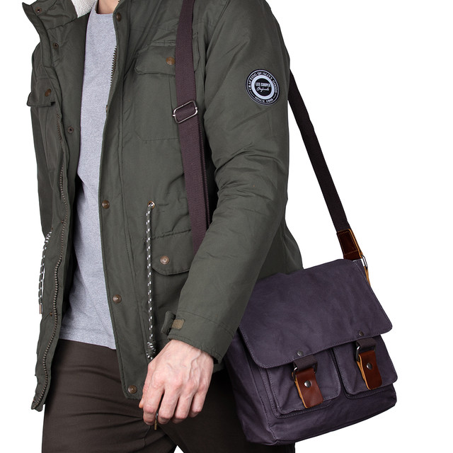 Сіра чоловіча сумка через плече MCN Сіра чоловіча сумка через плече MCN