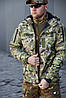 Літня тактична куртка Soft Shell без флісу, Куртка Мультикам ЗСУ (46-56 р.), фото 3
