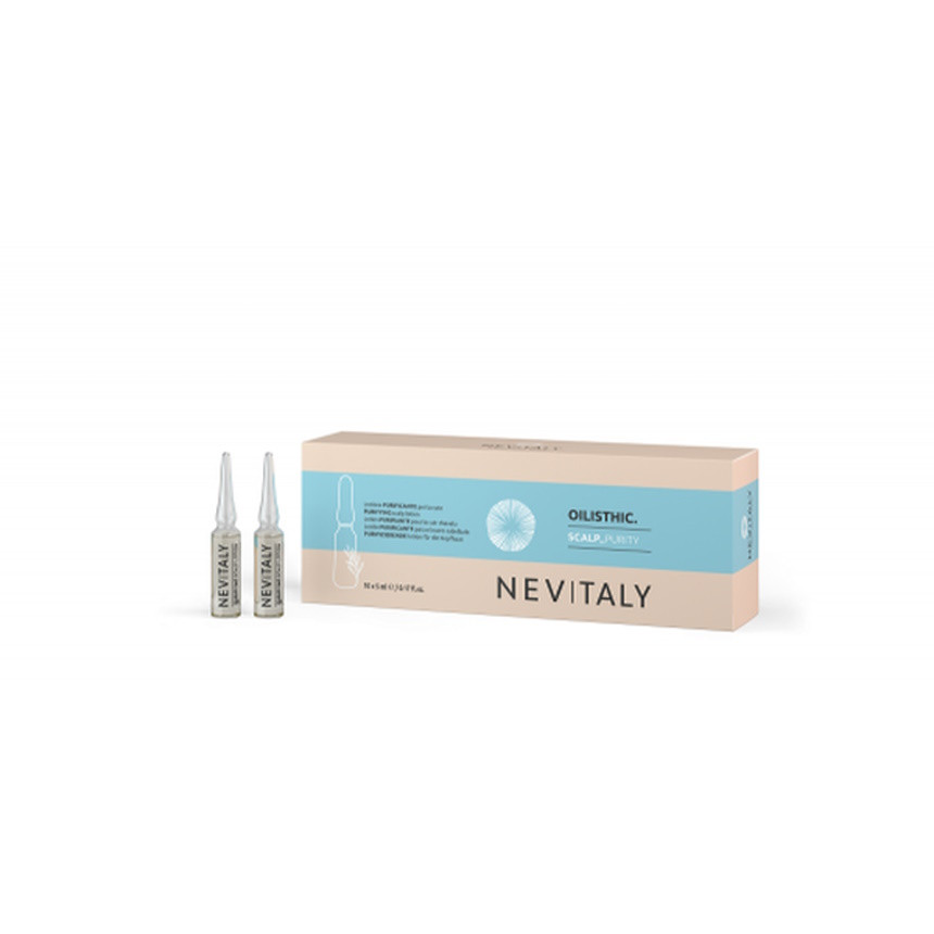 Ампули для лікування шкіри голови від лупи Nevitaly Purifying Scalp Lotion, 10 x 5 мл (1033216)