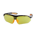 Окуляри захисні жовті, полікарбонат, нейлон INTERTOOL SP-0093, фото 2