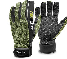 Рукавиці неопренові флісові Neoprene fleece gloves Delphin NeoFLIX  ⁇  L