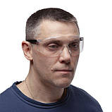 Окуляри захисні прозорі, полікарбонат, нейлон INTERTOOL SP-0098, фото 5