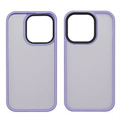 DR Чохол Colorful Matte Case для Apple iPhone 14 Pro світло-фіолетовий Люкс