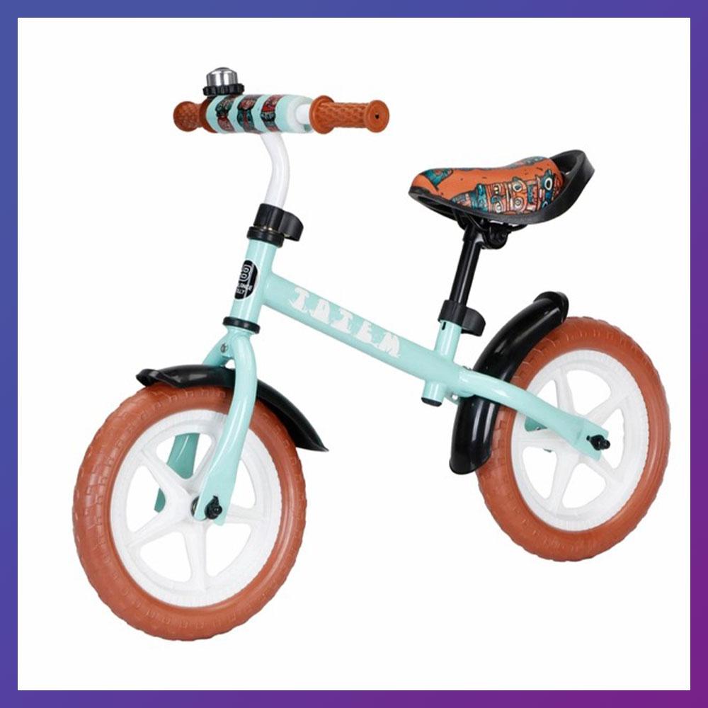 Дитячий біговел велобіг на EVA колесах 12 дюймів BALANCE TILLY 12 Totem T-212530 Бірюзовий, фото 1