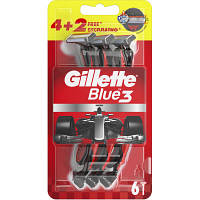 Бритва Gillette BLUE 3 6шт 7702018516759/7702018362585 YTR