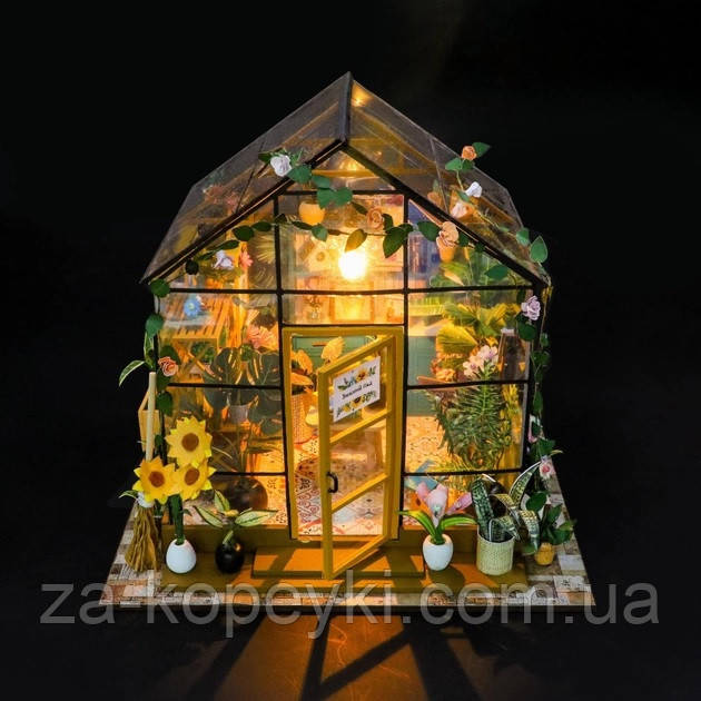 Румбокс Зимовий Сад Оранжерея ЗД інтер'єрний конструктор Sunshine Flower House PC2306