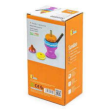 Пирамидка Морозиво Viga Toys 51321 Розовая деревянная игрушка, фото 6