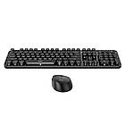 DR Комплект клавіатура та миша Hoco DI25 2.4G (ENG/УКР/ РОС) black, фото 3