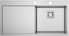 Кухонна мійка Fabiano TOP 89 Right (89x51) 1.2 мм 8216.401.0743