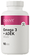 Омега OstroVit - Omega 3 + ADEK (90 капсул)