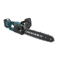 DR Акумуляторна ланцюгова пила Chain Saw 16<unk>, 36V, зарядна + 2 акумулятори, Case