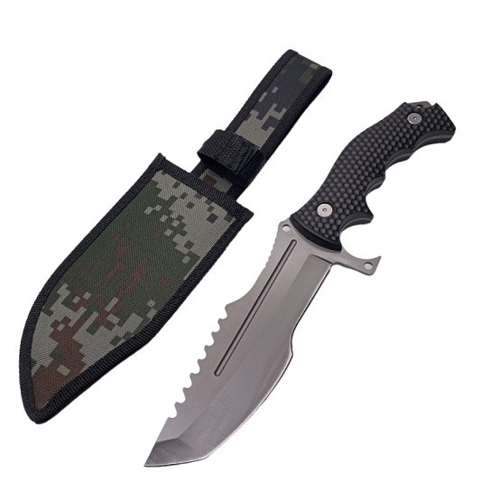 Тактичний мисливський ніж Knife 879 із Чохлом 28см Black (7_00103)