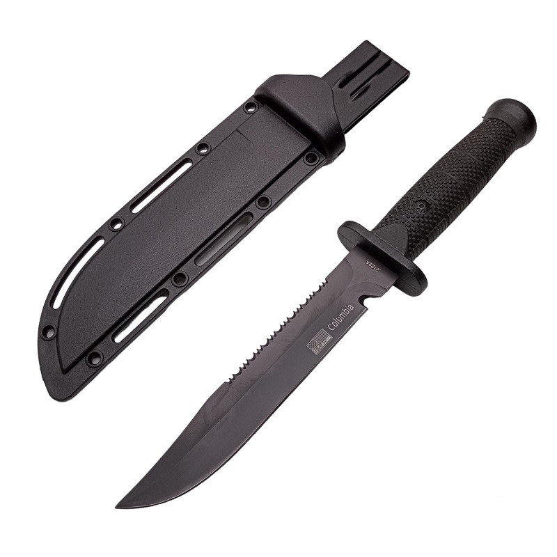 Тактичний мисливський ніж Columbia 2128А із Чохлом 30см Black (7_00110)
