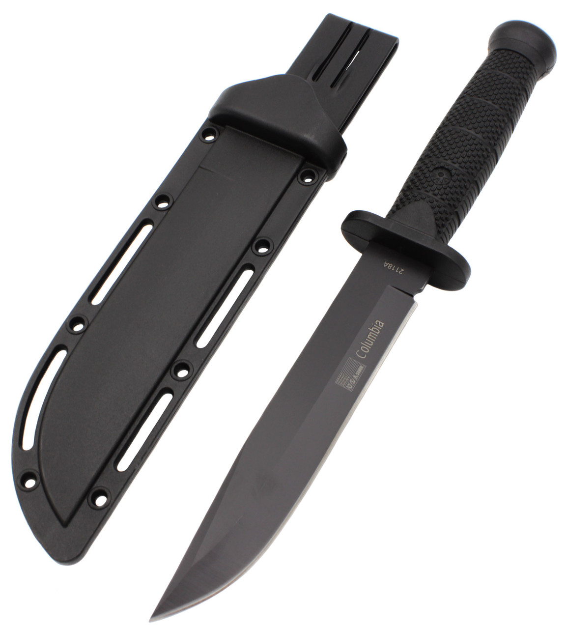 Тактичний мисливський ніж Columbia 2118А із Чохлом 30см Black (7_00118)