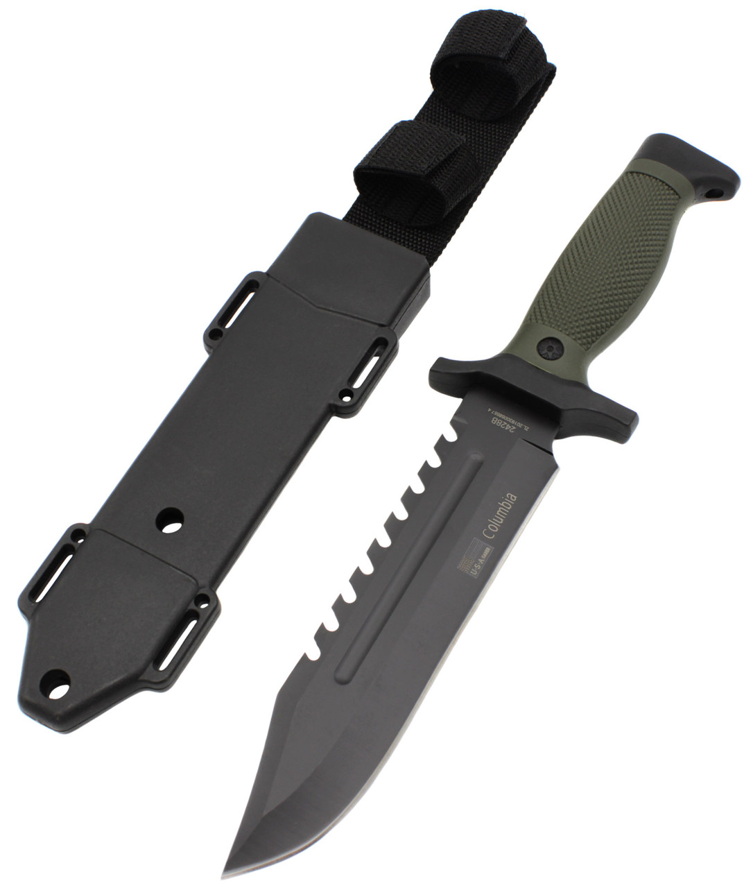 Тактичний мисливський ніж Columbia 2428B із Чохлом 30.5см Black (7_00121), фото 1