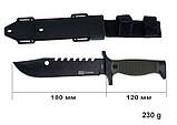 Тактичний мисливський ніж Columbia 2428B із Чохлом 30.5см Black (7_00121), фото 4