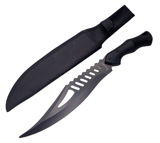Великий тактичний ніж Gerbfr BG 2156 для полювання та риболовлі з Чохлом 42см Black (7_00127)