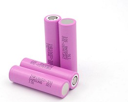 DR Аккумулятор 18650 Li-Ion Samsung INR18650-30Q, 3000mAh, 30A, 4.2/3.6/2.5V, PINK, 2 шт в упаковке, цена за 1