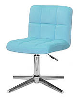 Крісло Arno Modern Base оксамит, на хромованій хрестовині на стопах, фото 4