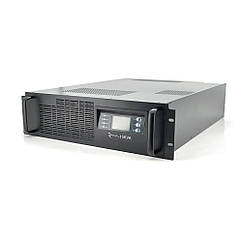 DR ДБЖ з правильною синусоїдою ONLINE Ritar RT-10KS-LCD, RACK 10000VA (9000 Вт), 192 В, Вбудована батарея 12V