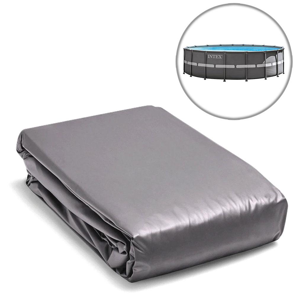 Тканина для каркасного басейну 549 x 132 см Intex 12436A Сірий