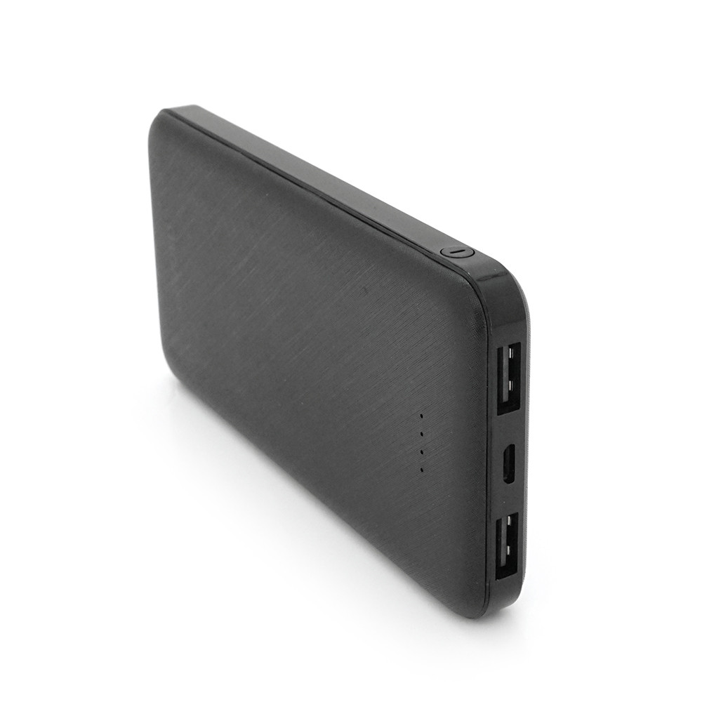 DR Powerbank ASONIC AS-P10 10000mAh, Output 2USB, Black, (215g), Blister