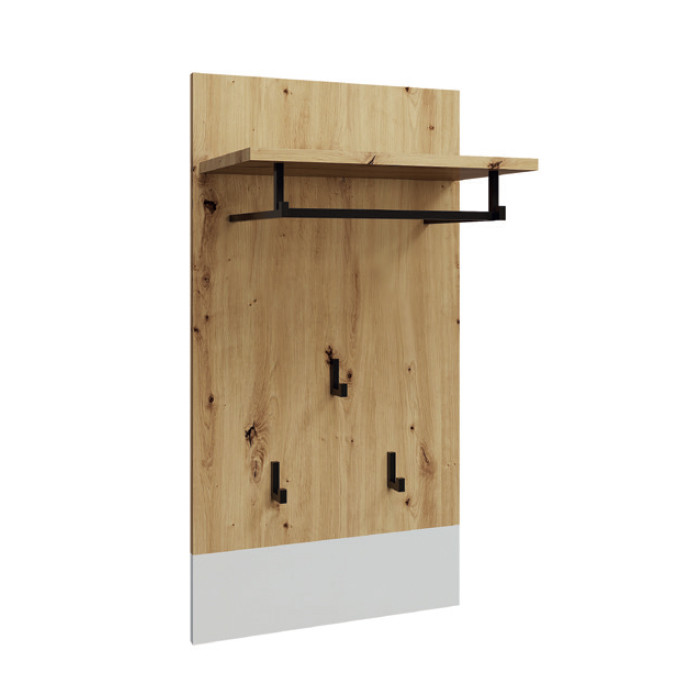 Стильна настінна вішалка для верхнього одягу в передпокій коридор Селін Сокме