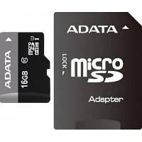 Карта памяти ADATA 16GB microSD class 10 UHS-I AUSDH16GUICL10-RA1 YTR