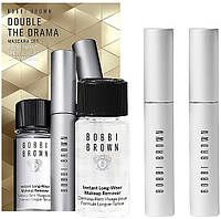 Набір для макіяжу глаз Bobbi Brown Double the Drama Mascara Set туш 2x6ml + remover 30ml