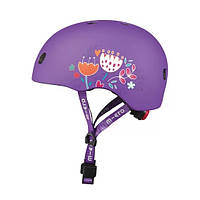 Защитный шлем Micro - Фиолетовый с цветами (48 53 cm, S) AC2137BX