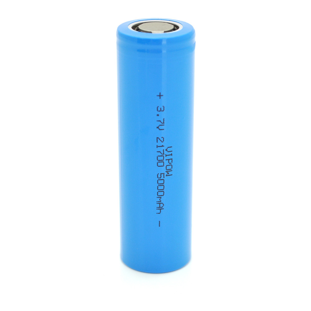 DR Акумулятор 21700 Li-Ion Vipow ICR21700 FlatTop, 5000 mAh, 3.7V, Blue Q50/500