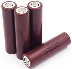 DR Акумулятор 18650 Li-Ion LG LGDBHG21865, 3000 mAh, 20A, 4.2/3.6/2.5V, BROWN, PVC BOX, 2 шт. в пакованні, ціна