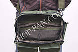 Сумка спінінгіста поясна + плече, посилена, непромокальна сумка для риболовлі, фото 6