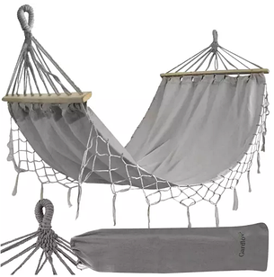 Садовий гамак 200x100 см, Підвісний гамак, Комфортабельний гамак
