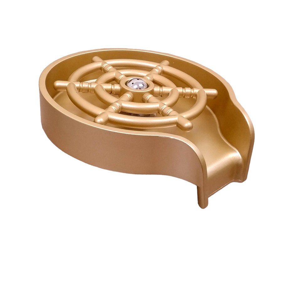 Ополаскиватель для стаканов чашек кружек бокалов ринзер цвет золото, фото 1