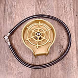 Ополаскиватель для стаканов чашек кружек бокалов ринзер цвет золото, фото 3