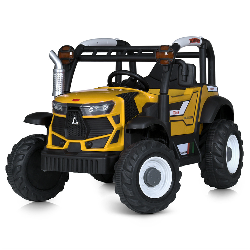 Дитячий електромобіль Трактор Bambi Racer M 5073EBLR 2 мотори 25 W, 1 акумулятор 12V10AH, сидіння шкіра